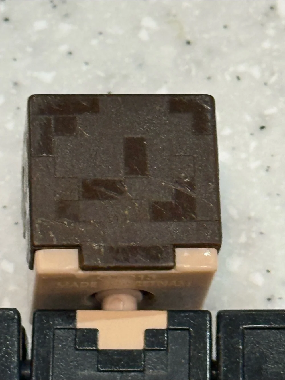 Minecraft-Inspired Kids Figure Set - Red & Black Action Miniatures